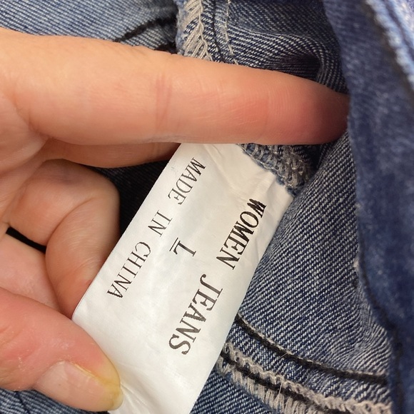 Stretch Flare Jeans with belt size large - Picture 10 of 11